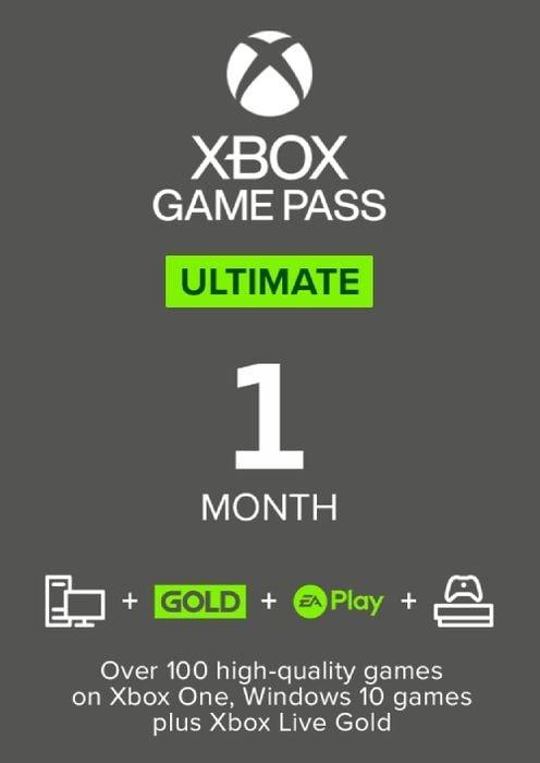 Xbox Game Pass Ultimate - 1 Month (Non-Stackable)