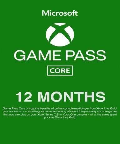 Xbox Game Pass Core 12 Months - Xbox Live Key - GLOBAL