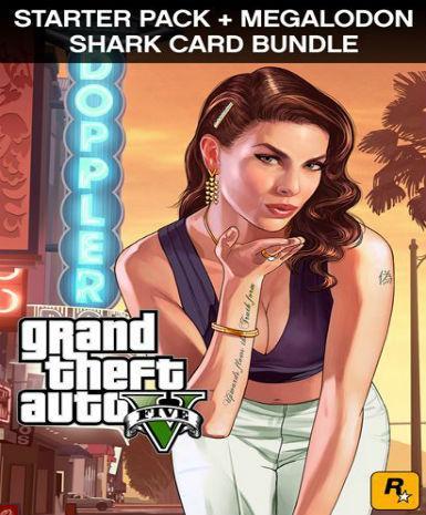 Grand Theft Auto V GTA + Megalodon Shark Cash Card