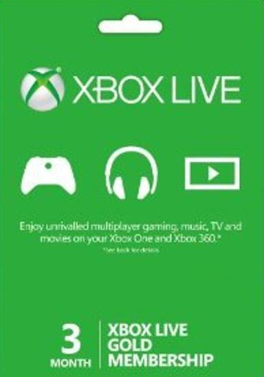 XBOX Live Gold 3 Month