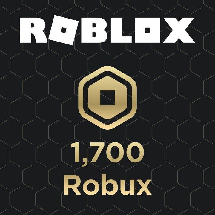 Roblox 1700 Robux (Gift Card)