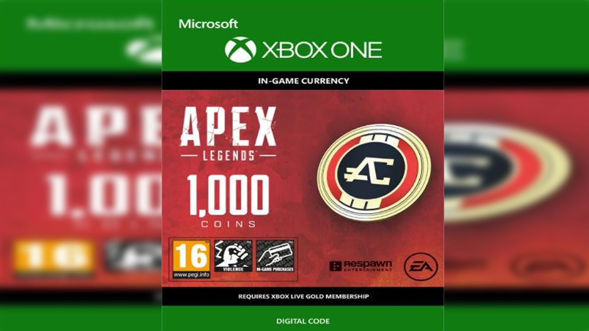 Apex Legends - Apex Coins 1000 Points Xbox One - Xbox Live Key - GLOBAL