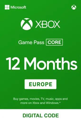 Xbox Game Pass Core 12 Months  - Europe