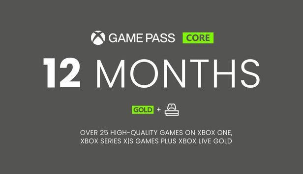 Xbox Game Pass Core 12 Months - Xbox Live Key - GLOBAL
